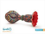 گلدان سفالی میناکاری مدل شاهی