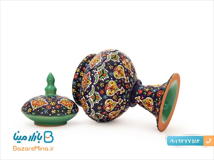 شکلات خوری سفالی میناکاری