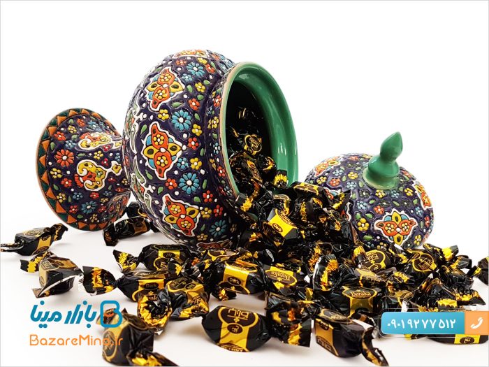 شکلات خوری سفالی میناکاری