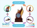 تندیس میناکاری طرح معلم