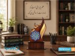 تندیس میناکاری طرح معلم