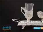 سرویس قهوه خوری تک نفره ملیله کاری