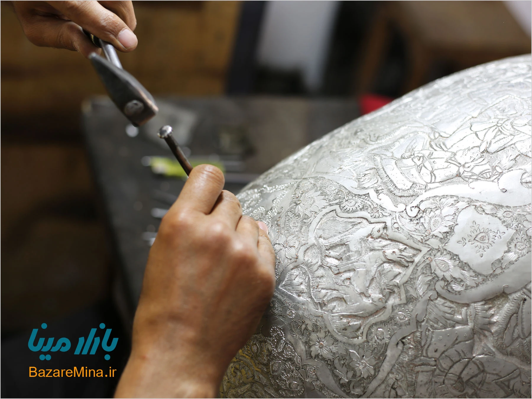 Toreutics of Isfahan Original Iranian art Toreutics of Isfahan