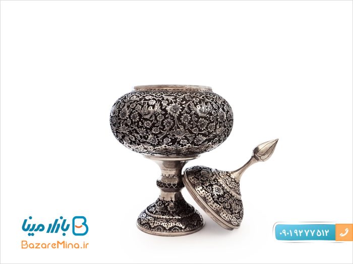 گز خوری قلمزنی گل و مرغ