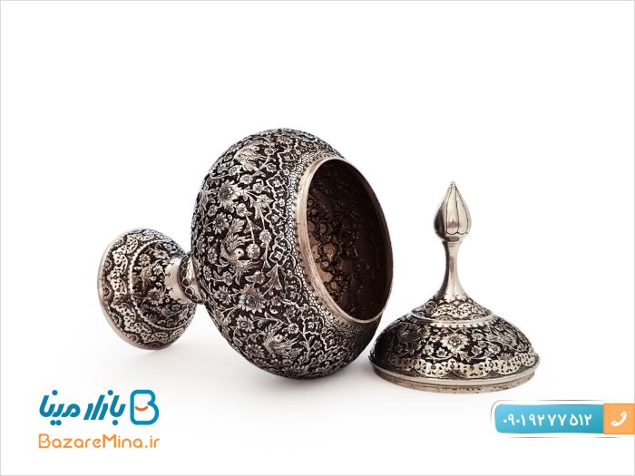 گز خوری قلمزنی گل و مرغ