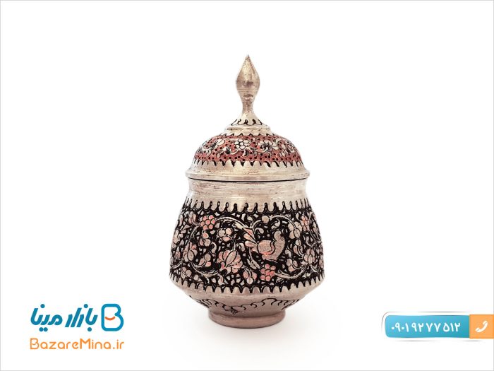 قندان کوچک قلمزنی اصفهان