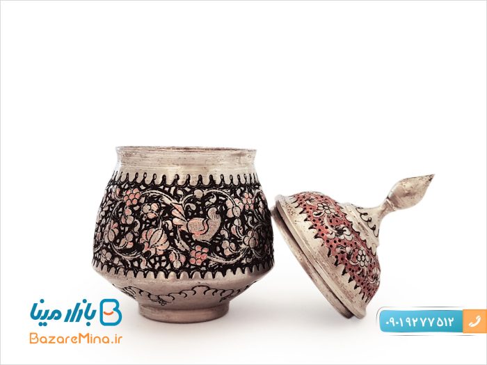 قندان کوچک قلمزنی اصفهان