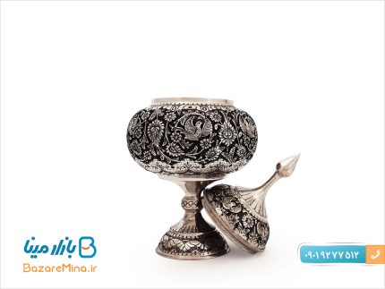 شکلات خوری پایه دار قلمزنی مسی