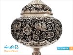 شکلات خوری پایه دار قلمزنی مسی