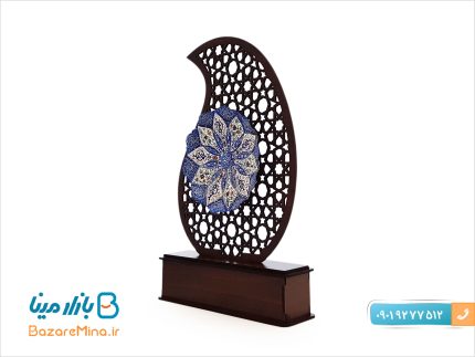 تندیس میناکاری بته جقه طرح مشبک