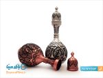 تنگ قلم زنی گل و مرغ اصفهان