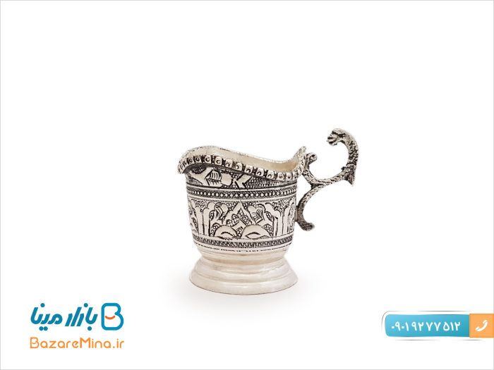 سرویس چای خوری قلمزنی آبکاری نقره