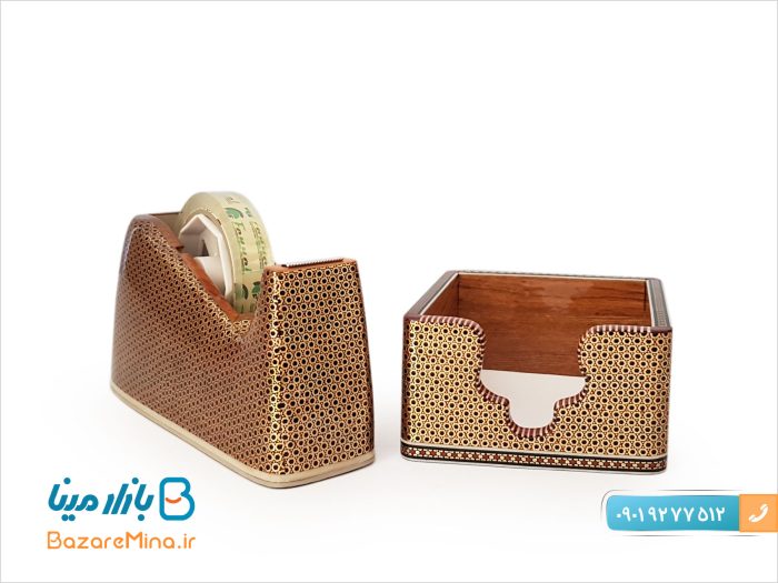 ست رومیزی لوکس خاتم کاری شده