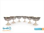سرویس آجیل خوری قلمزنی نقره نما