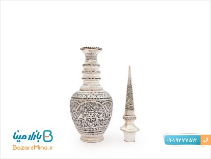 تنگ شاخ دار قلمزنی نقره نما