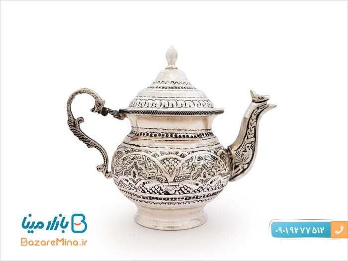 سماور دکوری تزئینی قلمزنی نقره نما