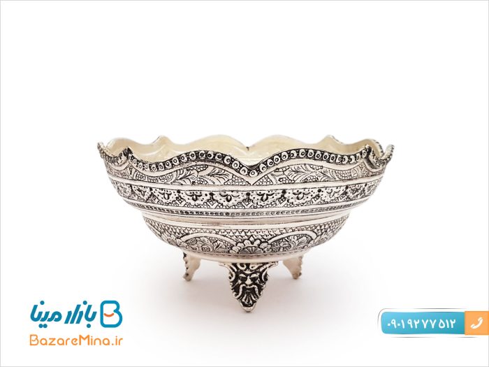 سماور دکوری تزئینی قلمزنی نقره نما