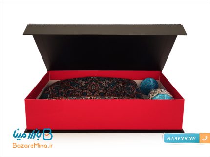 باکس ست ترمه و گلدان میناکاری