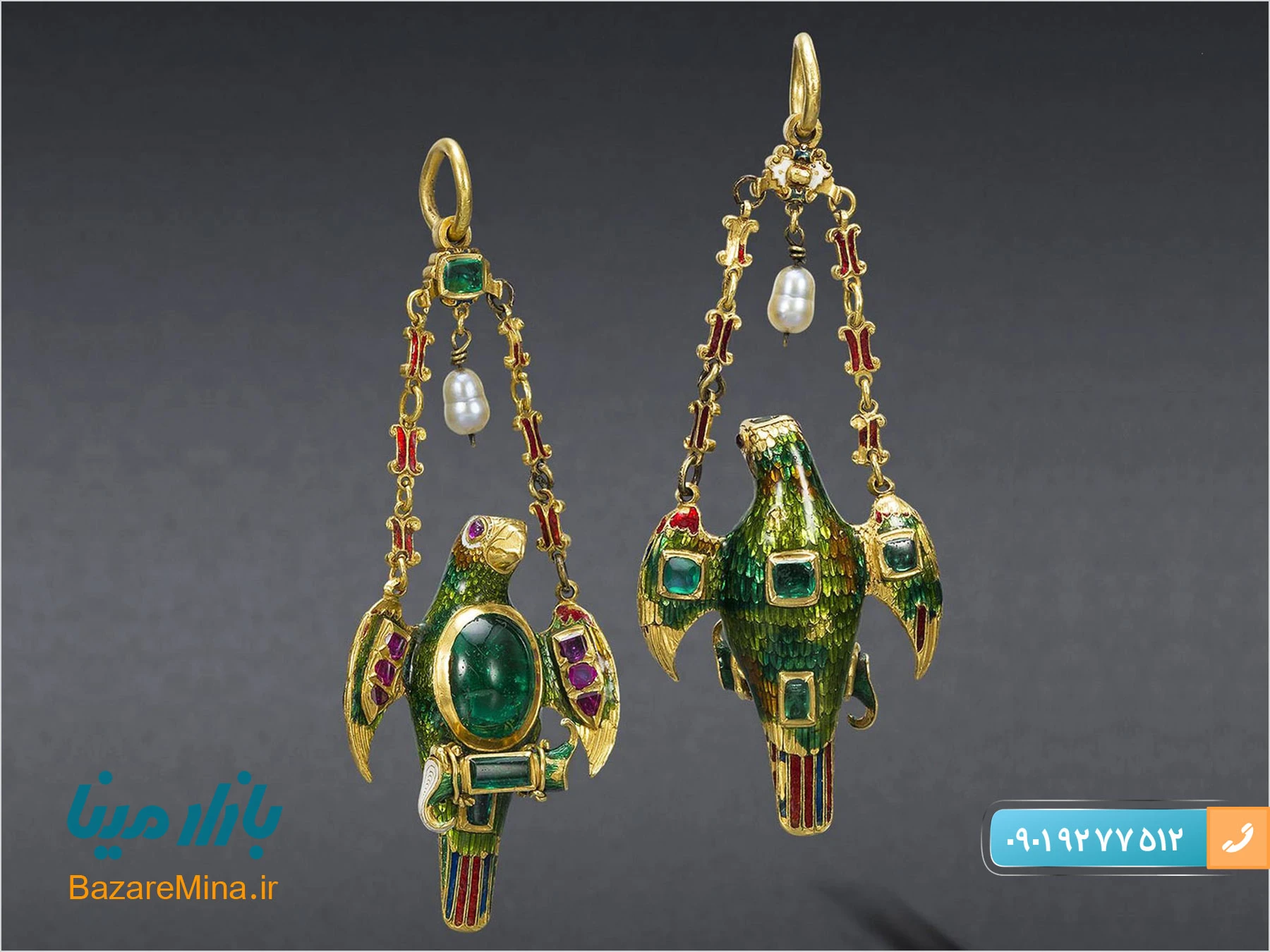 میناکاری روی طلا از محبوب ترین صنایع دستی مورد نظر بانوان میناکاری روی طلا