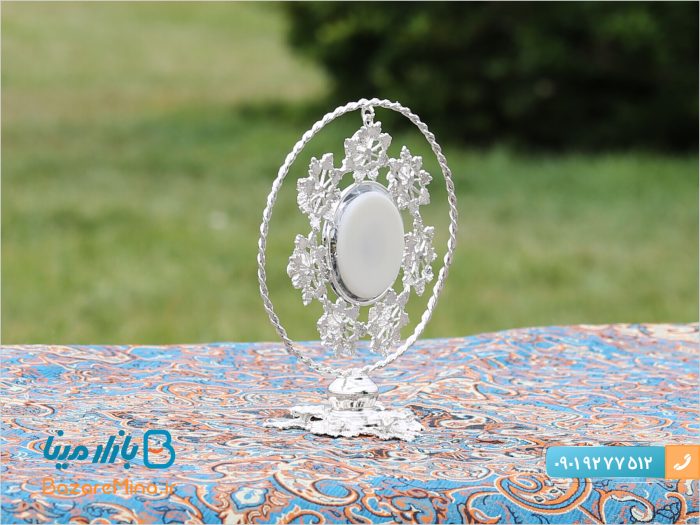 ساعت رومیزی ملیله کاری شده اصفهان