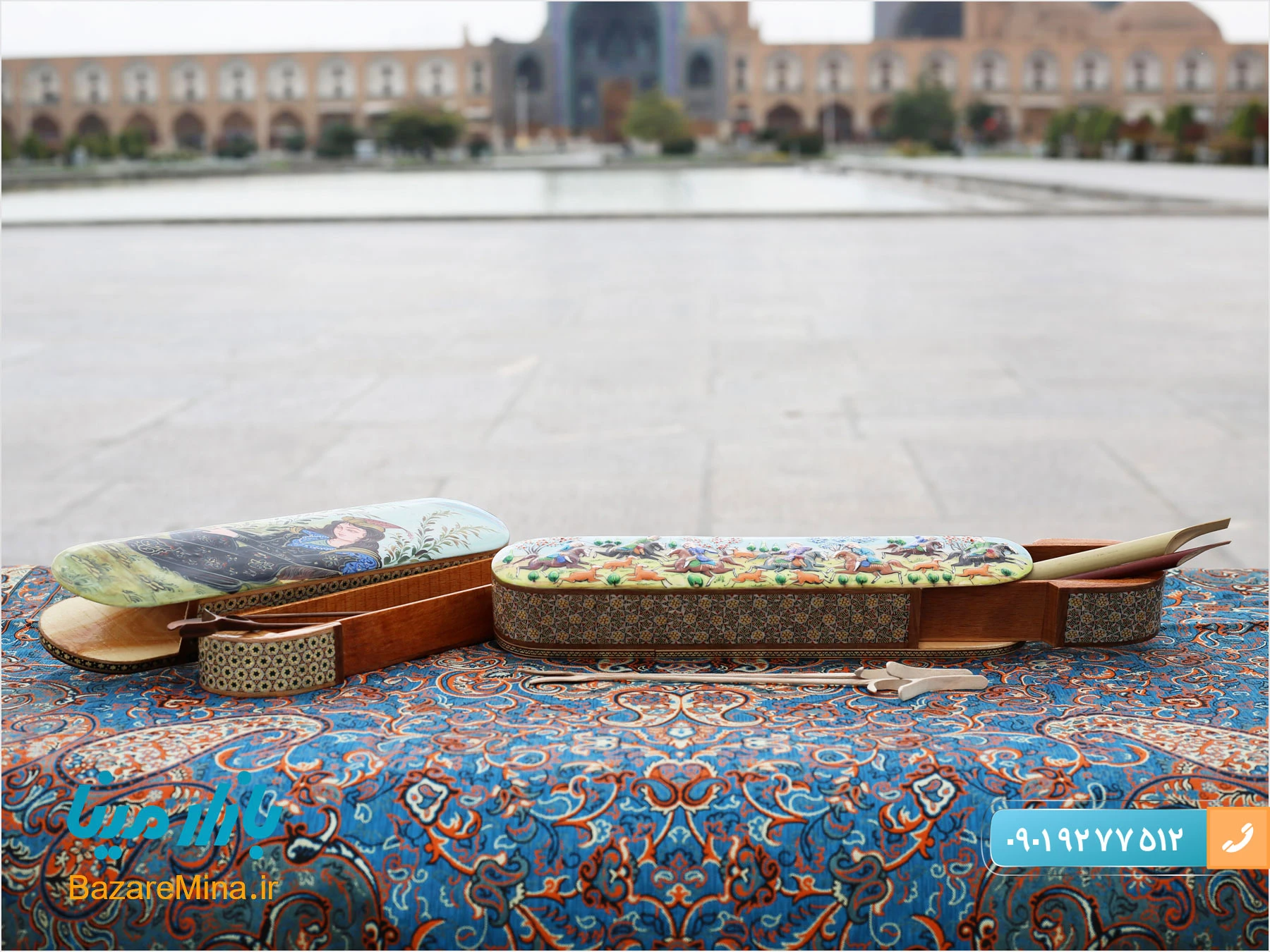 قلمدان خاتم کاری