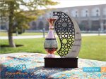 تندیس گلدان مس و خاتم