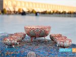 آجیل خوری مسی قلم زنی