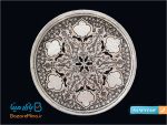 بشقاب قلمزنی شده