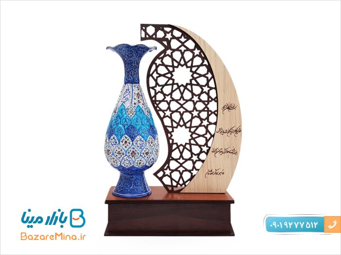 تندیس گلدان میناکاری