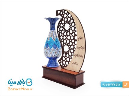 تندیس گلدان میناکاری