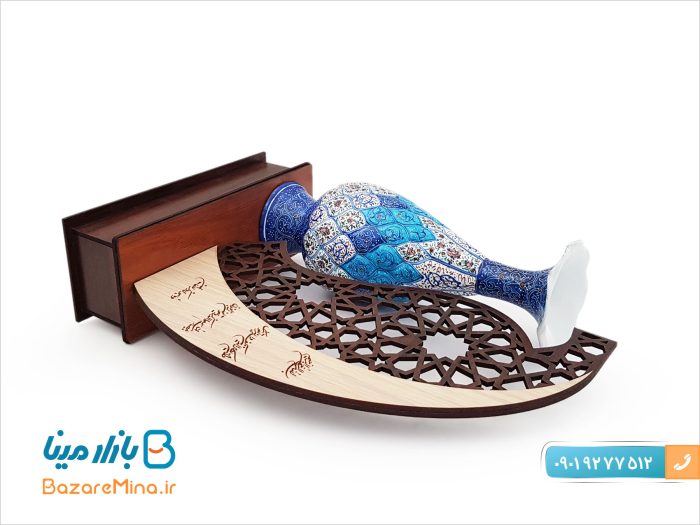 تندیس گلدان میناکاری