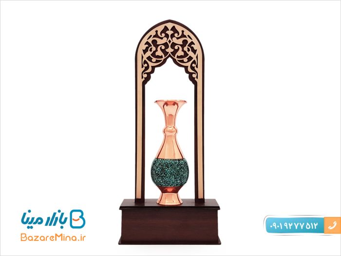 تندیس گلدان فیروزه کوبی