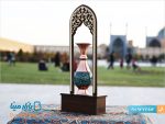 تندیس گلدان فیروزه کوبی