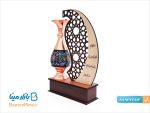تندیس گلدان مس و پرداز