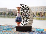 تندیس گلدان مس و پرداز
