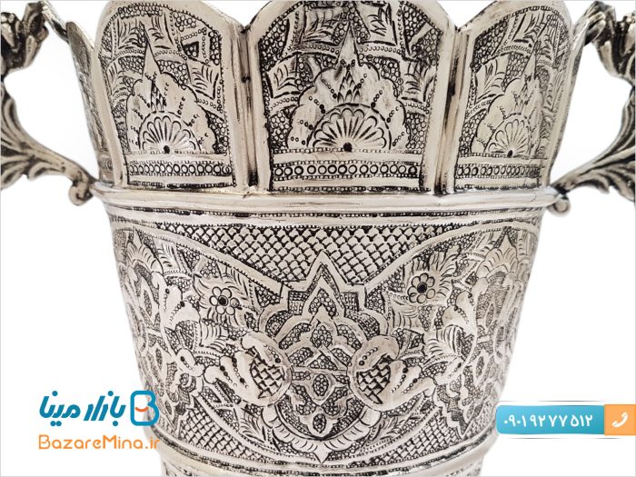 سطل قلمزنی آبکاری نقره