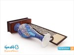 تندیس گلدان میناکاری سایز بزرگ