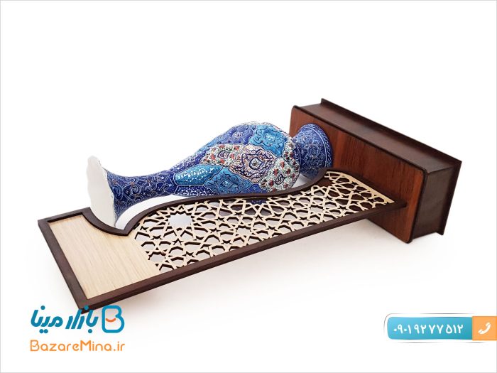 تندیس گلدان میناکاری سایز بزرگ
