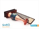 تندیس گلدان مس و پرداز
