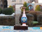تندیس گلدان مس و پرداز