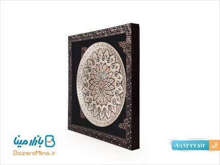 هدایای تبلیغاتی گلستان با محصولات کادویی سال 1405 تابلوی قلمزنی بشقاب مسی