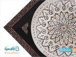 تابلوی قلمزنی بشقاب مسی