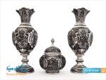 گلدان لاله قلم زنی