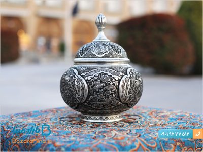 شکلات خوری قلم زنی مسی