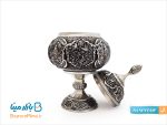 شکلات خوری قلم زنی پایه دار