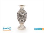 گلدان قلم زنی نقره نما