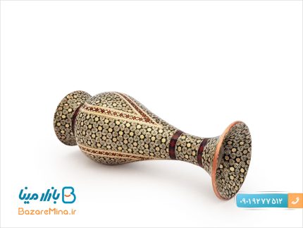 گلدان تمام خاتم کاری