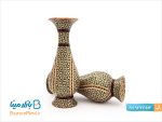 گلدان تمام خاتم کاری