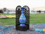 تندیس گلدان میناکاری