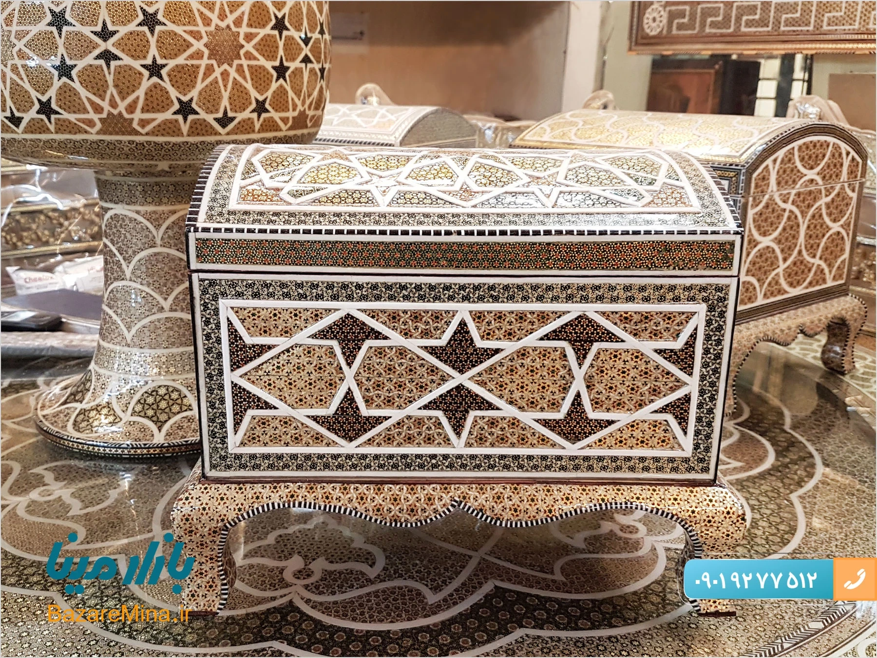 خاتم در معرق کاری اصفهان چیست؟ فروش خاتم کاری در تهران